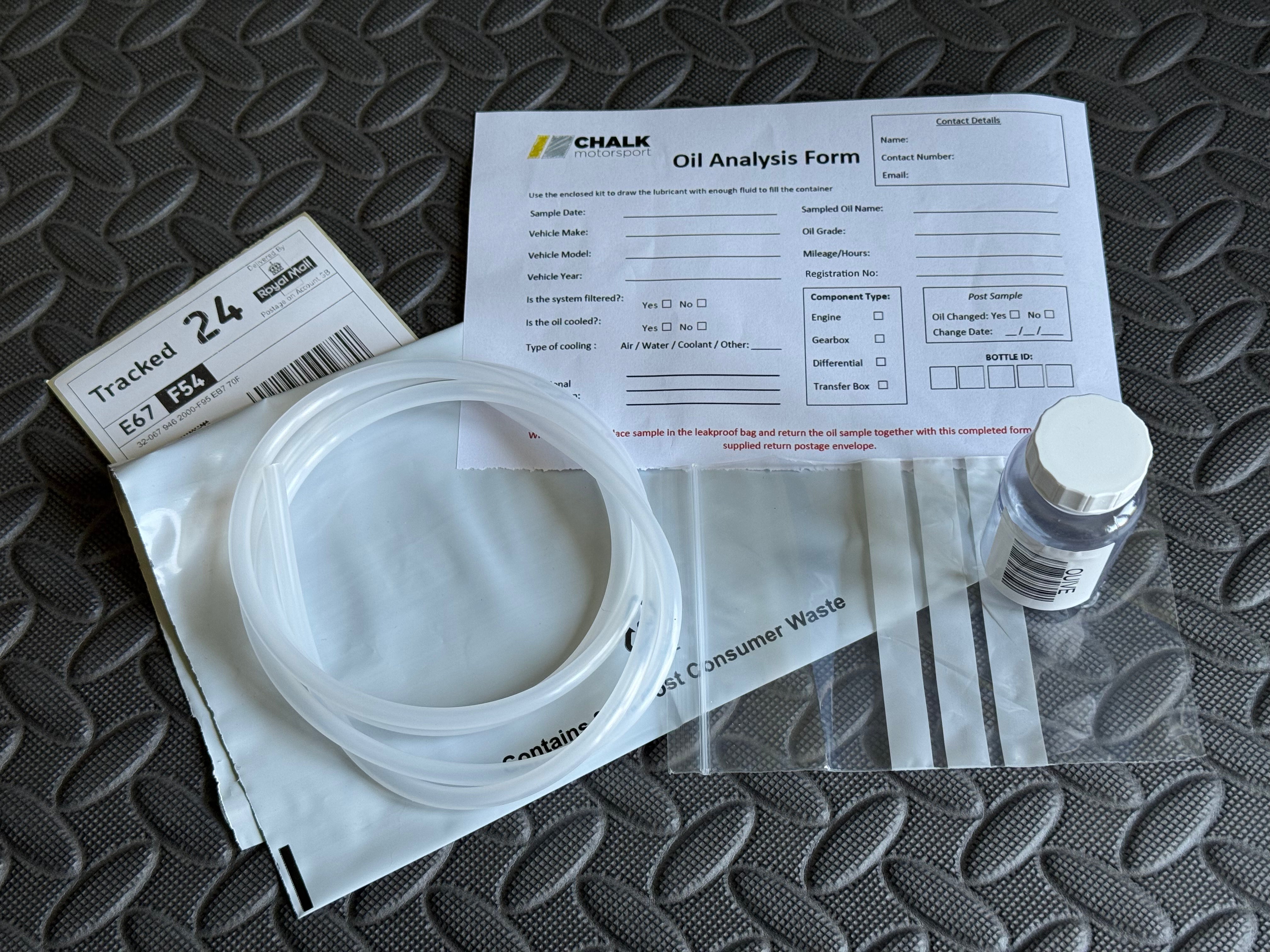 Chalk Motorsport - Oil Analysis Kits UK | Engine Wear Testing for Performance & Track Cars